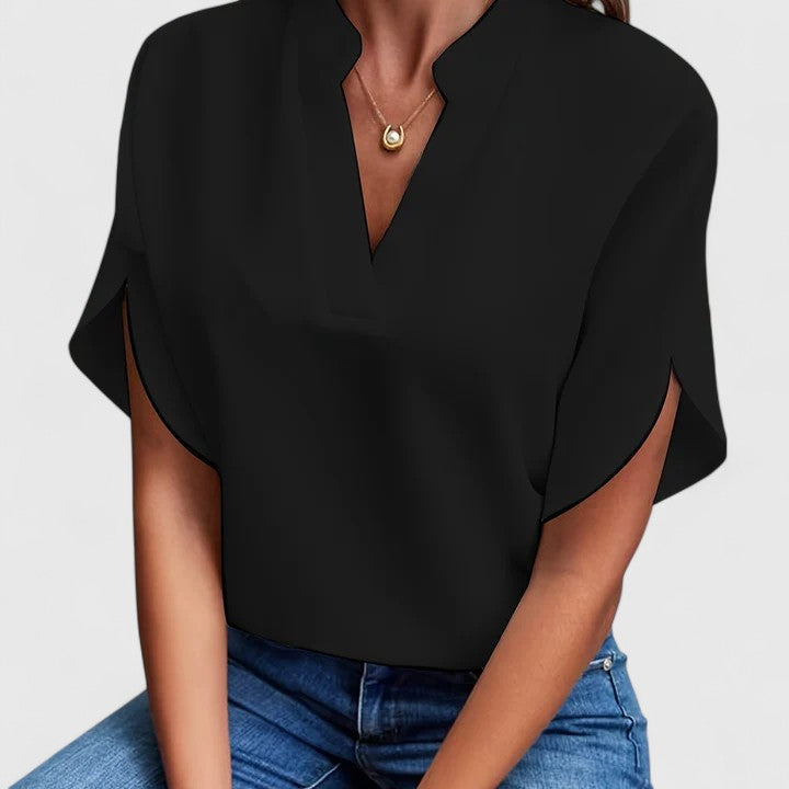 Chic V-Neck Blouse