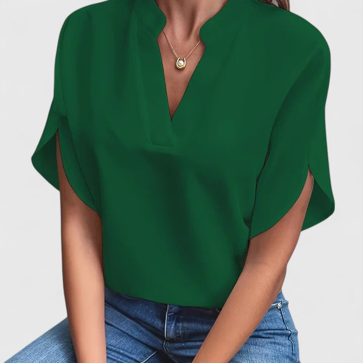 Chic V-Neck Blouse