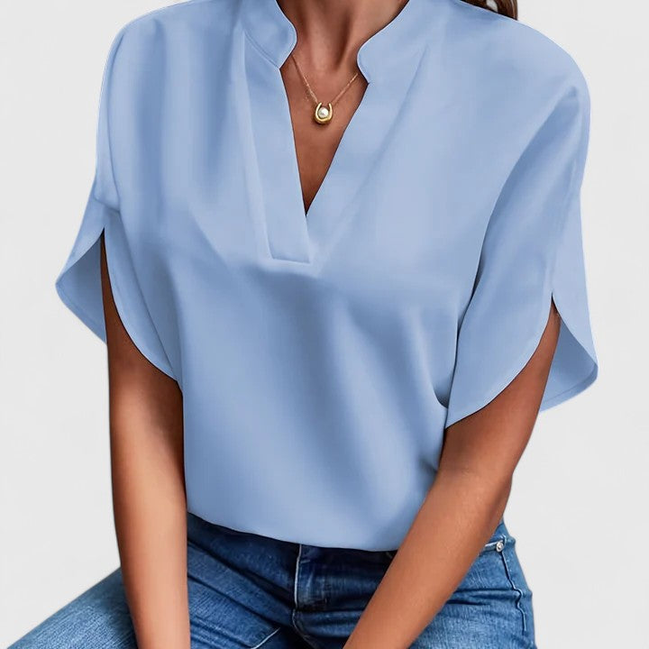 Chic V-Neck Blouse