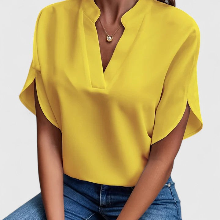 Chic V-Neck Blouse