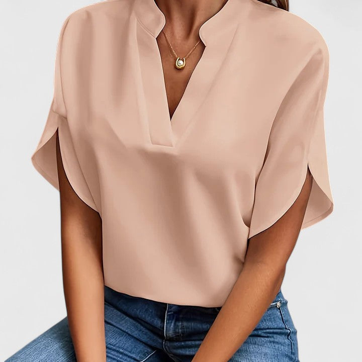Chic V-Neck Blouse