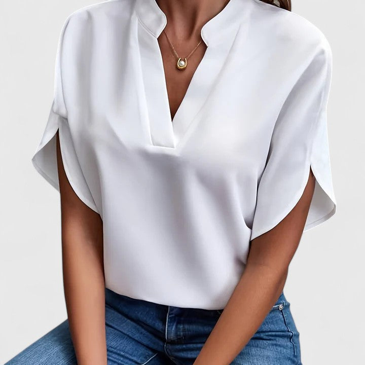 Chic V-Neck Blouse