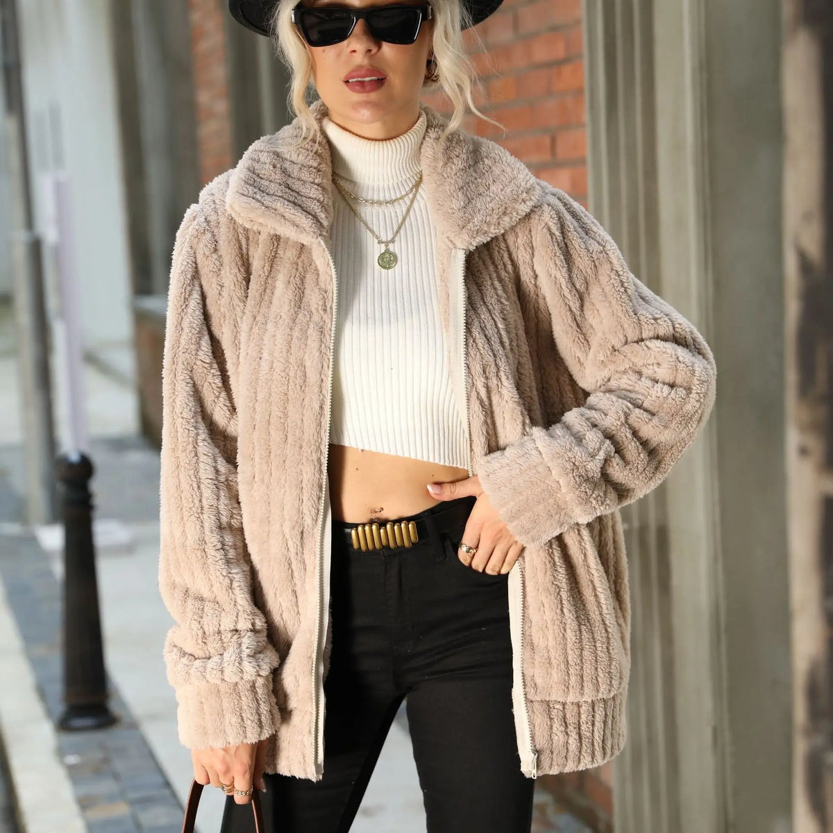 Women's Cozy Textured Jacket