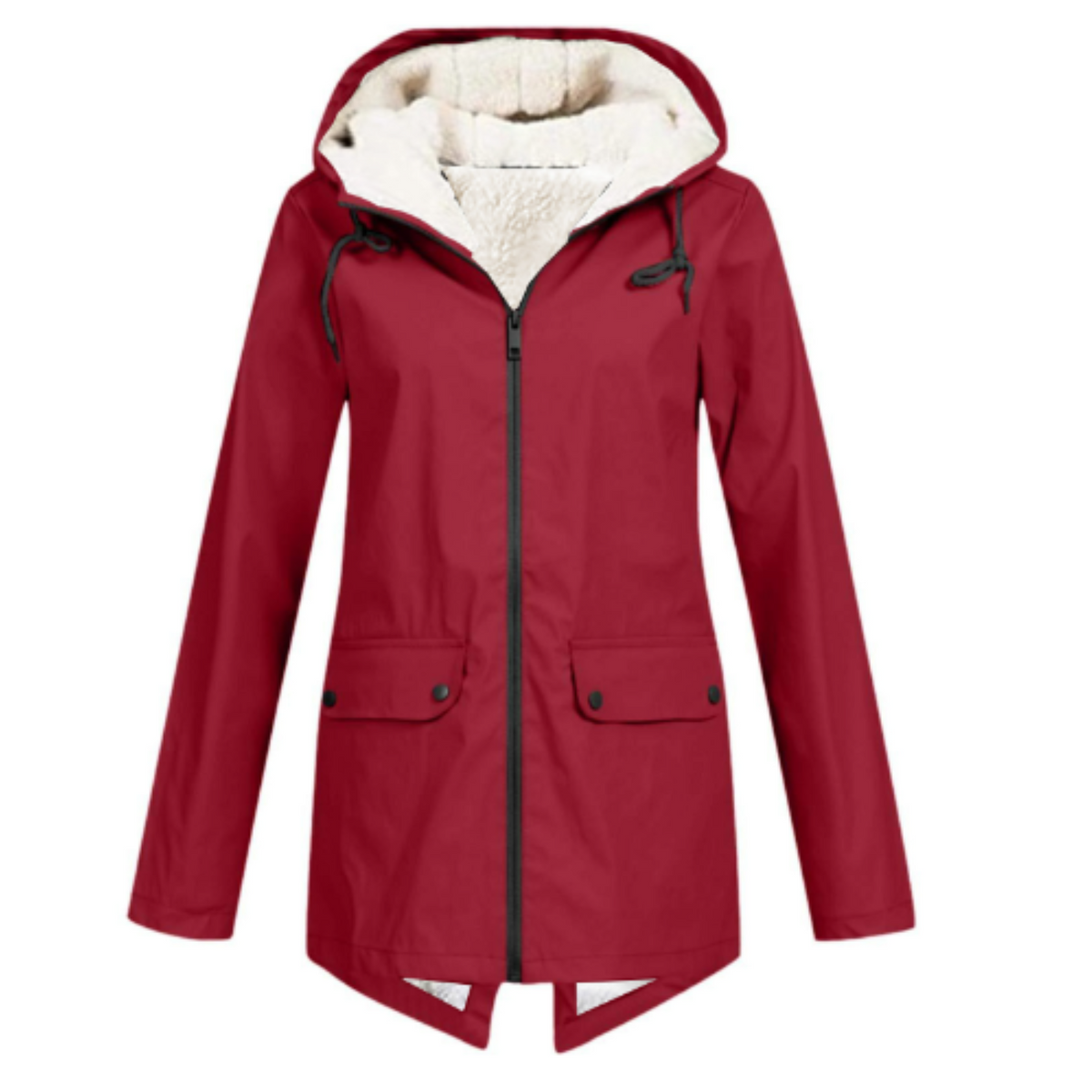 Women's Cozy Waterproof Jacket with Fleece Lining