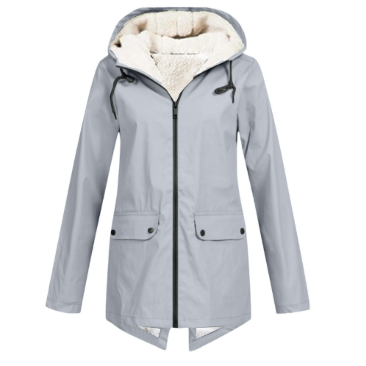 Women's Cozy Waterproof Jacket with Fleece Lining