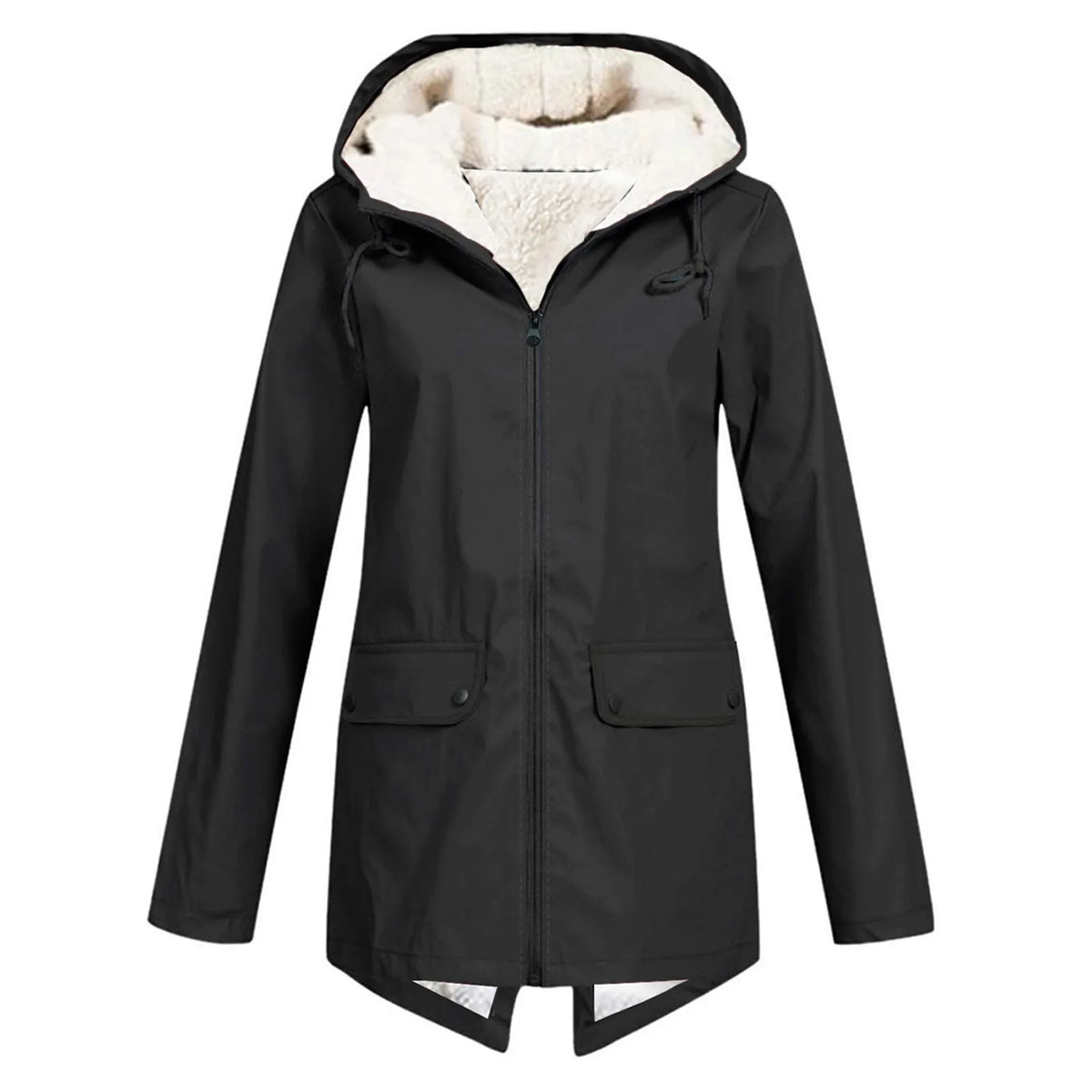 Women's Cozy Waterproof Jacket with Fleece Lining