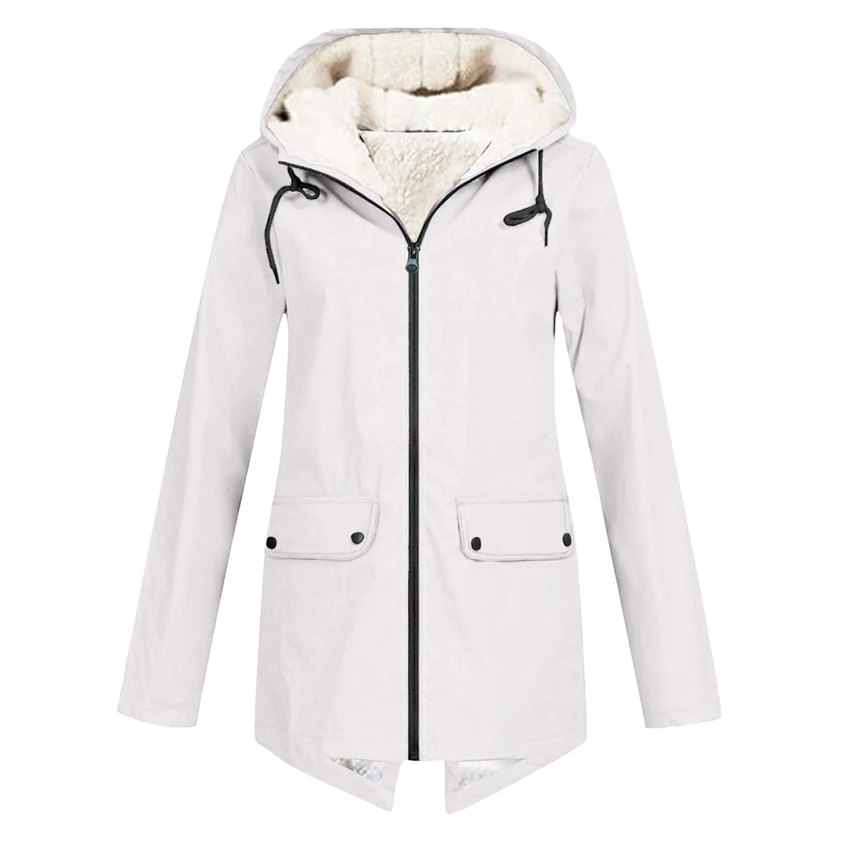Women's Cozy Waterproof Jacket with Fleece Lining
