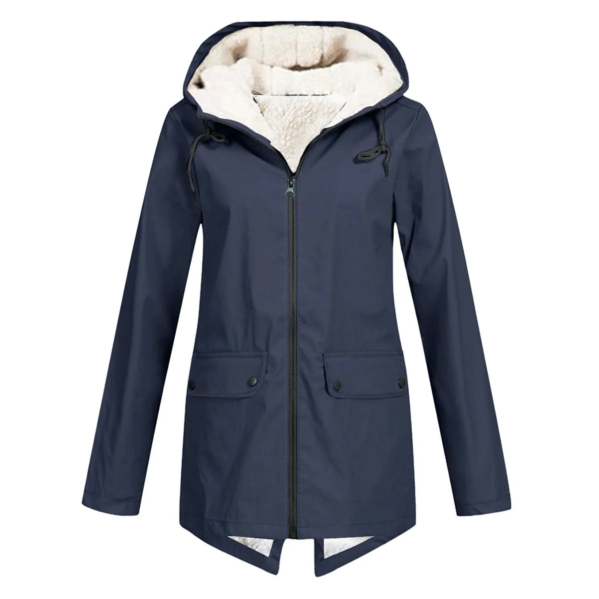 Women's Cozy Waterproof Jacket with Fleece Lining